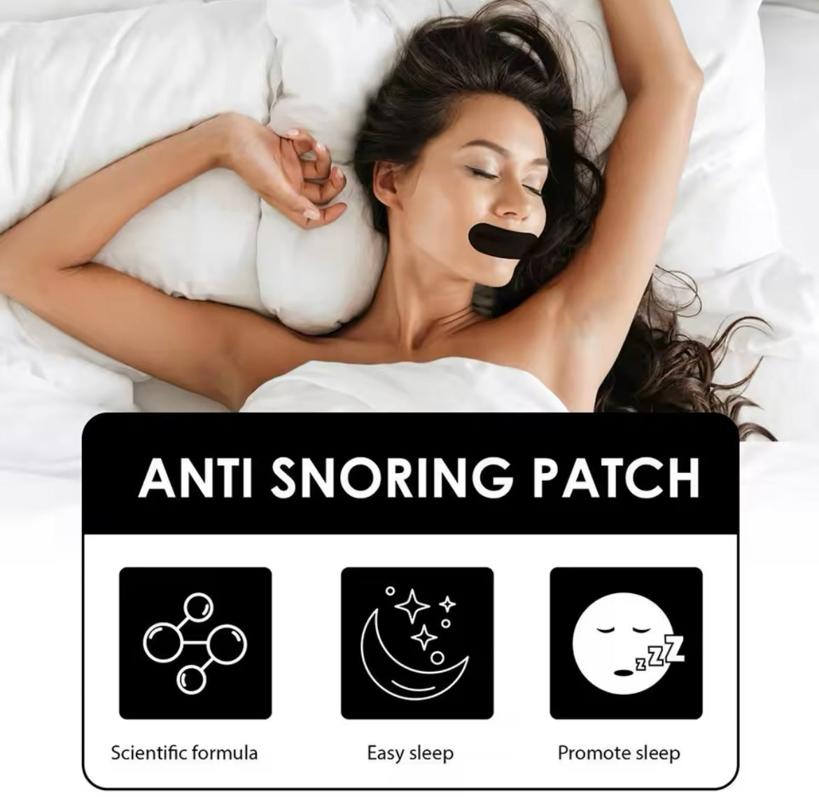 30Pieces Mouth Tape Sleep Strip For Anti-snoring Mouth Breathing Tape To Improve Sleep Mouth Stickers For Snoring Lip Patchs