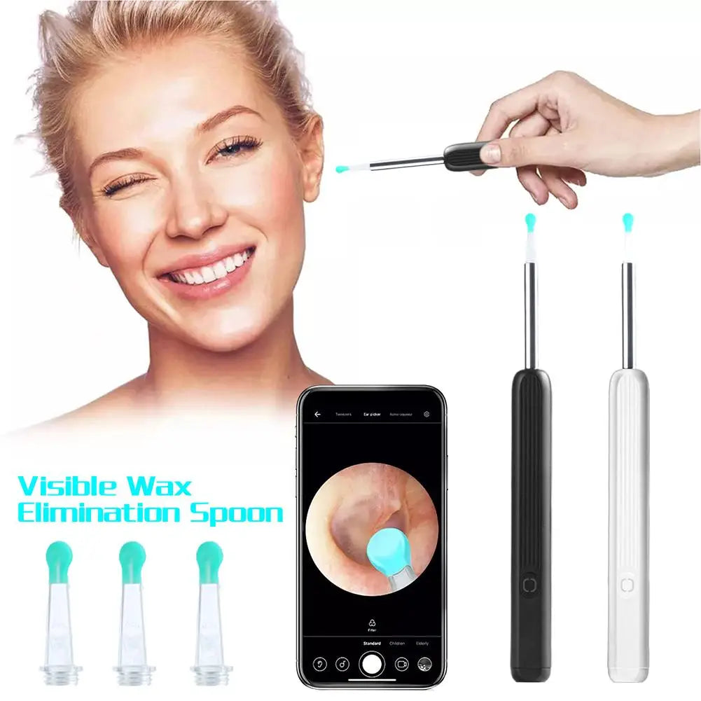 Ear Kit NE3 With Endoscope Sticks Kit Tool Wireless Smart Visual Ear Cleaner Otoscope Ear Wax Camera Removal